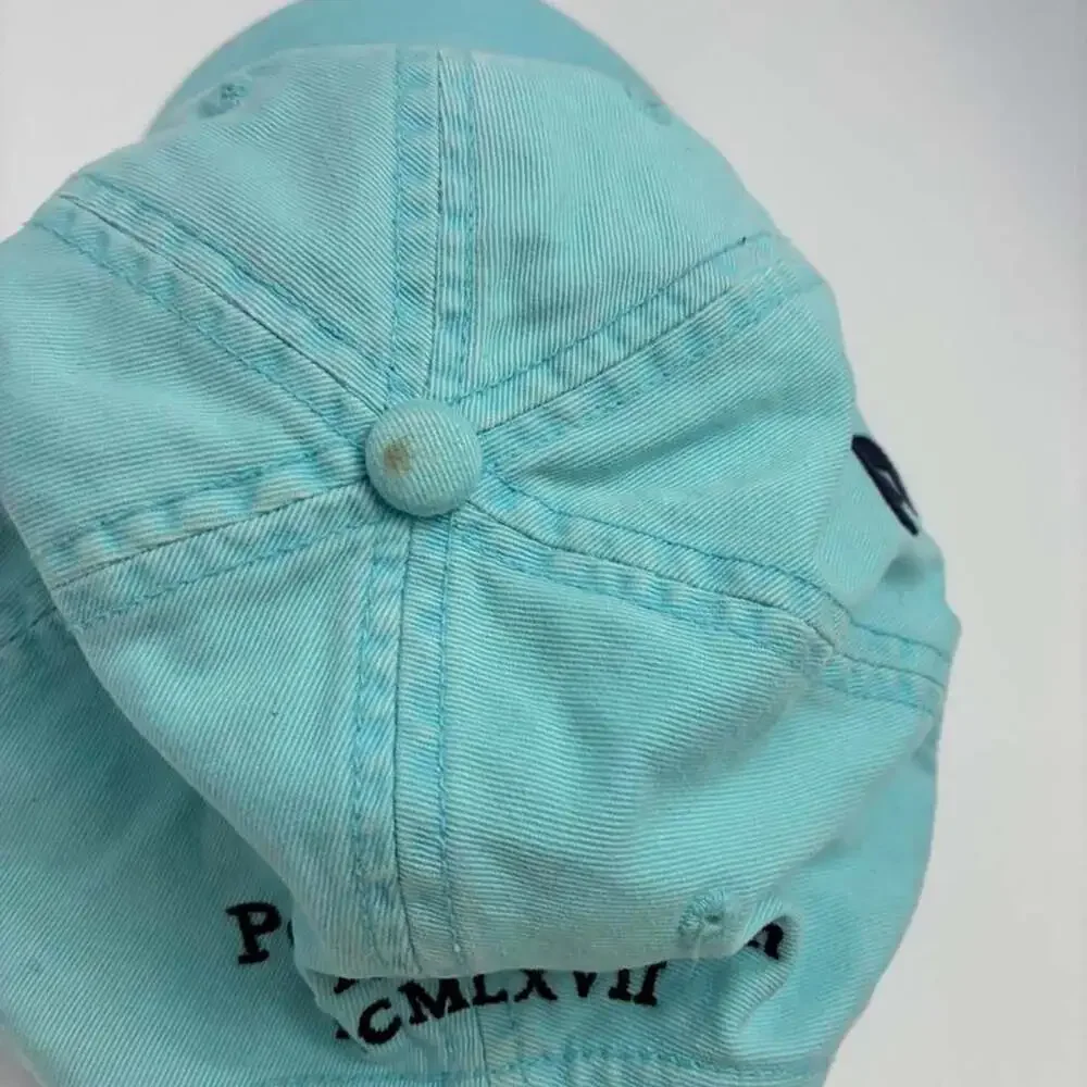 Polo Ralph Lauren Big Pony #3 Adjustable Strapback Hat Light Blue